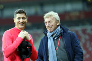 Zbigniew Boniek And Robert Lewandowski Wallpaper