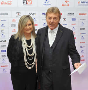 Zbigniew Boniek And Wiesława Boniek Wallpaper