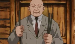 Zebro From Hunter X Hunter Posing In The Woods Wallpaper