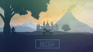 Zelda Breath Of The Wild 4k Layered Art Wallpaper