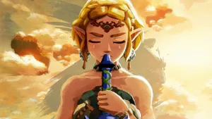 Zelda Playing Ocarina Wallpaper