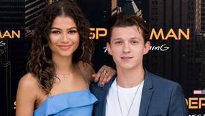 Zendaya And Tom Holland Wallpaper