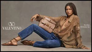 Zendaya And Valentino - Style Icons Wallpaper