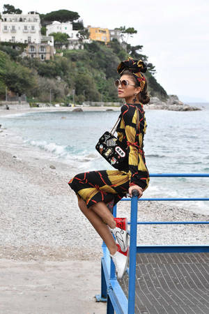 Zendaya For Dolce & Gabbana Wallpaper