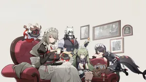 Zenless Zone Zero Character Gathering Wallpaper