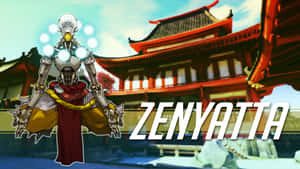 Zenyatta Characxter Sword Building Wallpaper