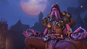 Zenyatta Purple Skin Wallpaper