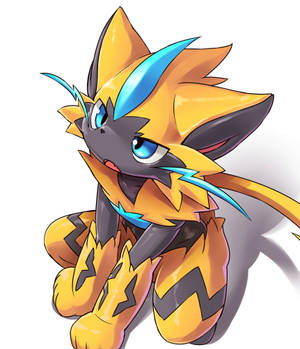 Zeraora Paws Ground Sad Wallpaper