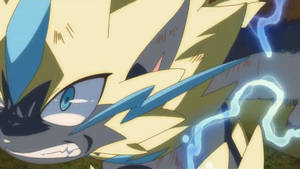 Zeraora Teeth Clenching Bolts Wallpaper