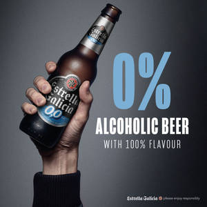 Zero Percent Alcoholic Beer Estrella Galicia Wallpaper