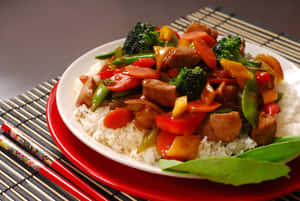 Zesty Chinese Food Wallpaper