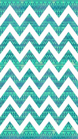 Zigzag Tribal Pattern Wallpaper