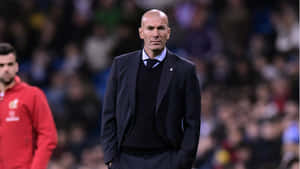 Zinedine Zidane Football Coach Photography Wallpaper