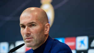 Zinedine Zidane Football Interview Photography Wallpaper