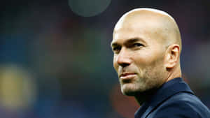 Zinedine Zidane Football Manager Field Photography Wallpaper