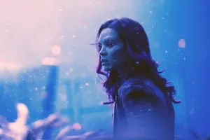 Zoe Saldana Gamora In Avengers Wallpaper