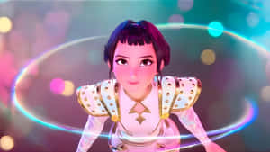 Zoey Kpop Demon Hunters Character Wallpaper