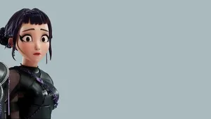 Zoey Kpop Demon Hunters Character Wallpaper