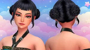 Zoey Kpop Demon Hunters Hairstyle Wallpaper