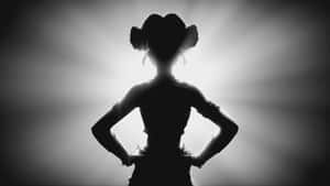 Zoey Kpop Demon Hunters Silhouette Wallpaper