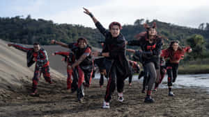 Zombies 4 Cast In Action Wallpaper