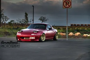 Zoom In On The Mazda Mx-5 Miata Wallpaper