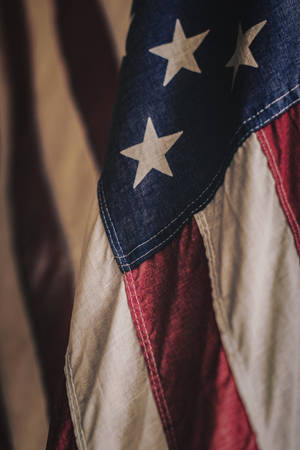 Zoomed American Flag Iphone Wallpaper