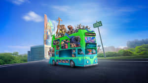 Zootopia 2 Adventure Bus Wallpaper