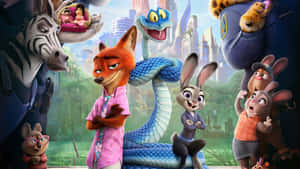 Zootopia 2 Characters Assemble Wallpaper
