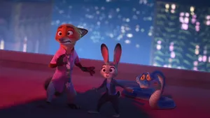 Zootopia 2 Nighttime Adventure Wallpaper