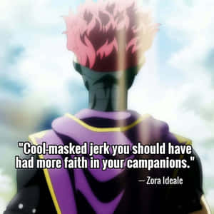 Zora Ideale Quote Black Clover Wallpaper