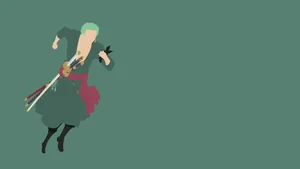 Zoro Hd Running Stance Wallpaper