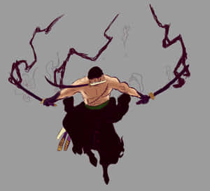 Zoro_ King_of_ Hell_ Artwork Wallpaper