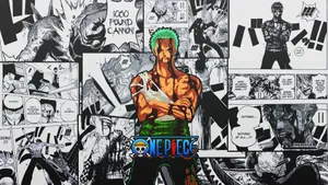 Zoro, Swordsman And Captain Of The Straw Hat Pirates Wallpaper