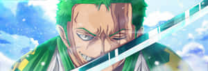 Zoro Wano Shiny Sword Wallpaper