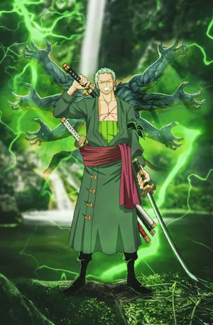 Zoro Wano Whole Image Wallpaper