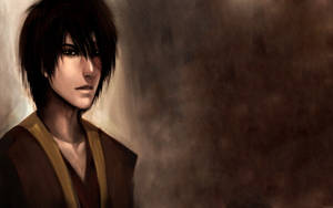 Zuko In Pale Brown Illustration Wallpaper