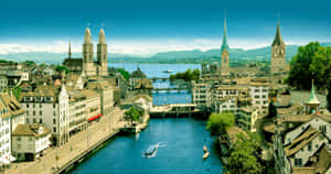 Zurich Panorama View Wallpaper