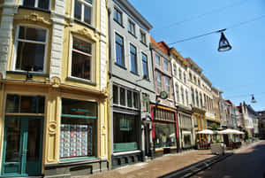 Zwolle Historic Street View Wallpaper